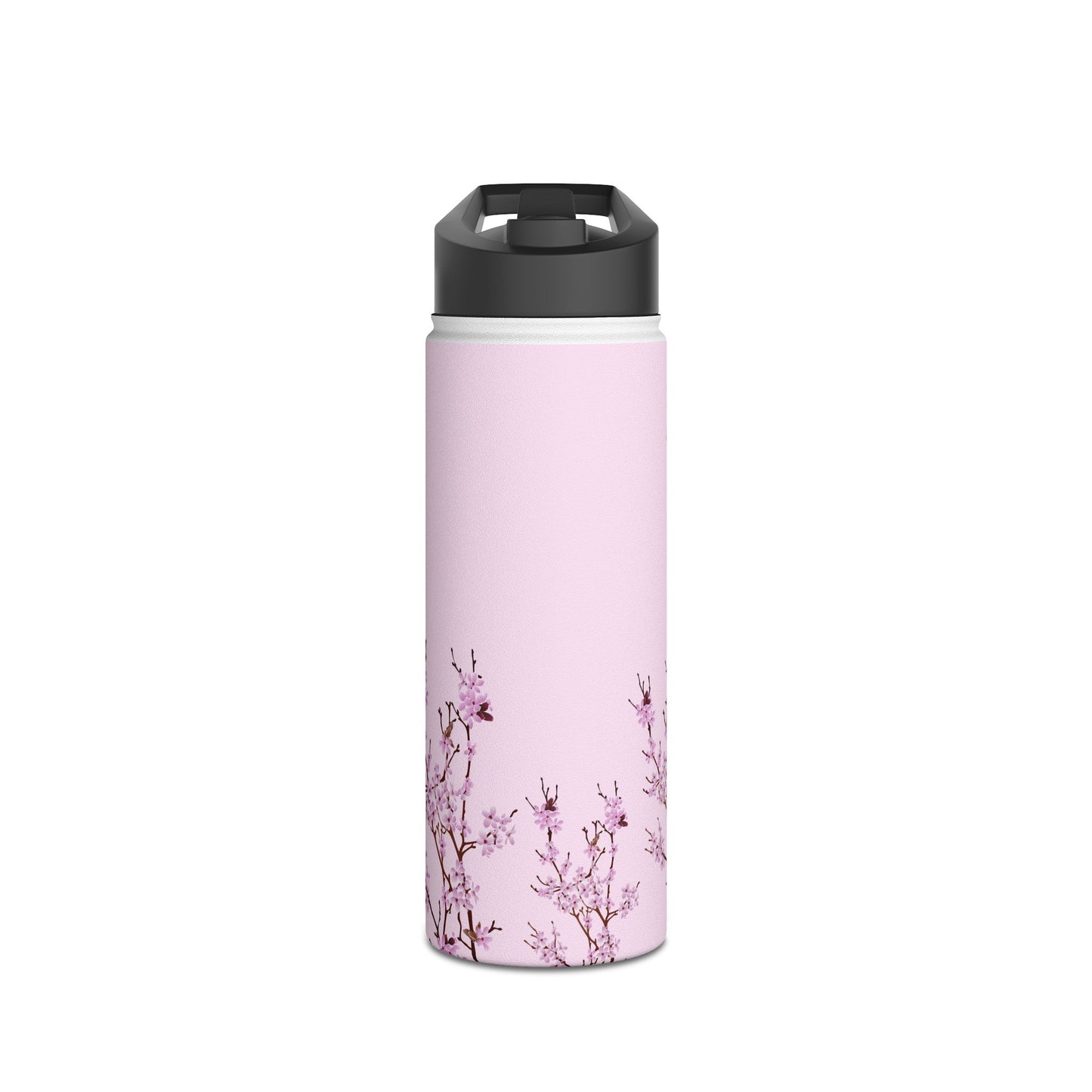 Water Bottle - Cherry Blossom Pink Design