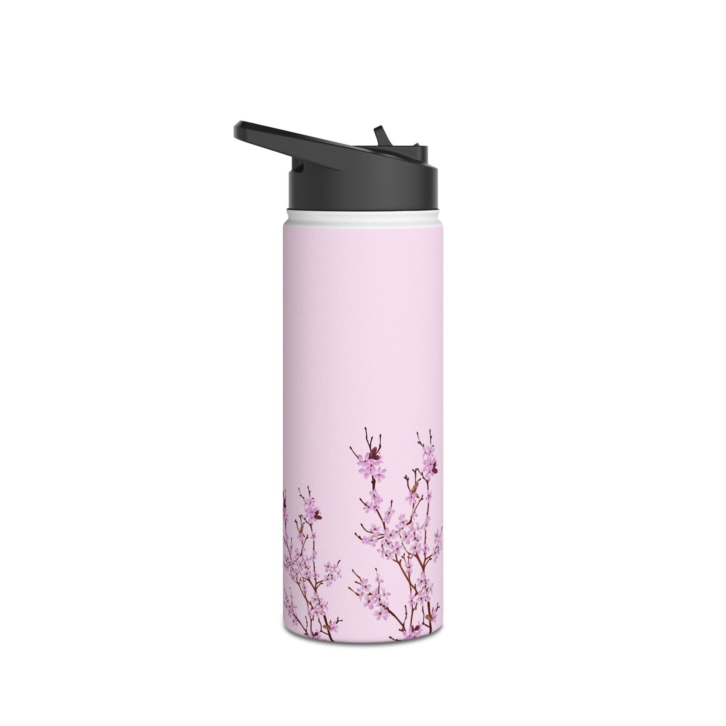 Water Bottle - Cherry Blossom Pink Design